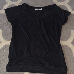 Romy Black Sparkle Blouse